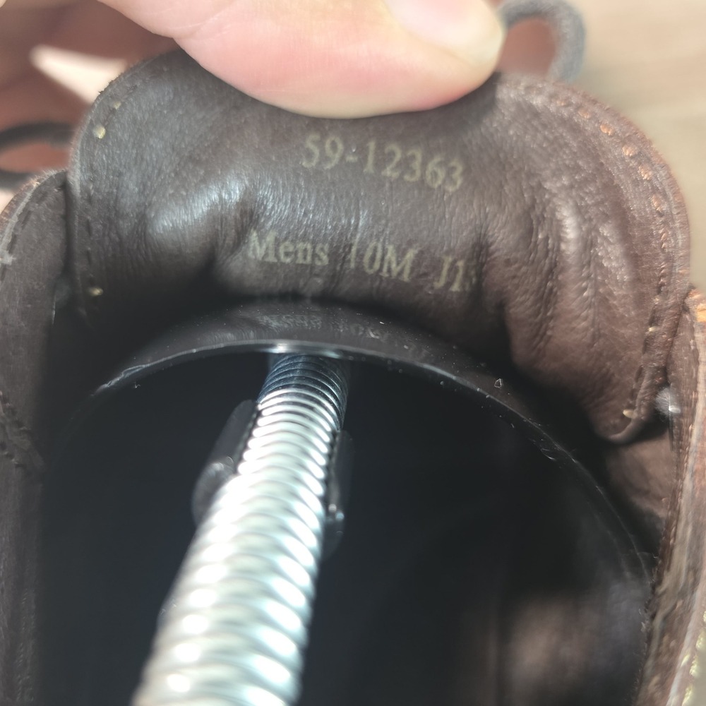 Johnston & Murphy Mens Brown Pebbled Leather Chukka Boots 59-12363 Size 10M - Picture 3 of 11